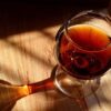 cognac, brandy, alcohol, high percentage, brown, aromatic, aroma, glass, sway, lichtspiel, light, wooden table, cognac, cognac, cognac, cognac, cognac, brandy, brandy, brandy, brandy